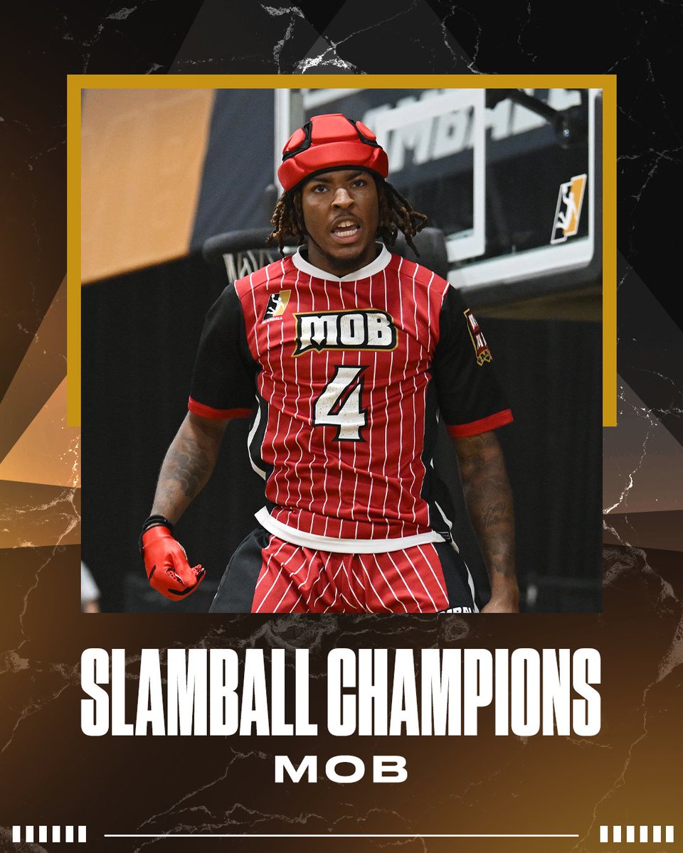 espn's tweet image. THE MOB GO UNDEFEATED FOR THE FIRST TIME IN SLAMBALL HISTORY 🏆 

@SlamBall