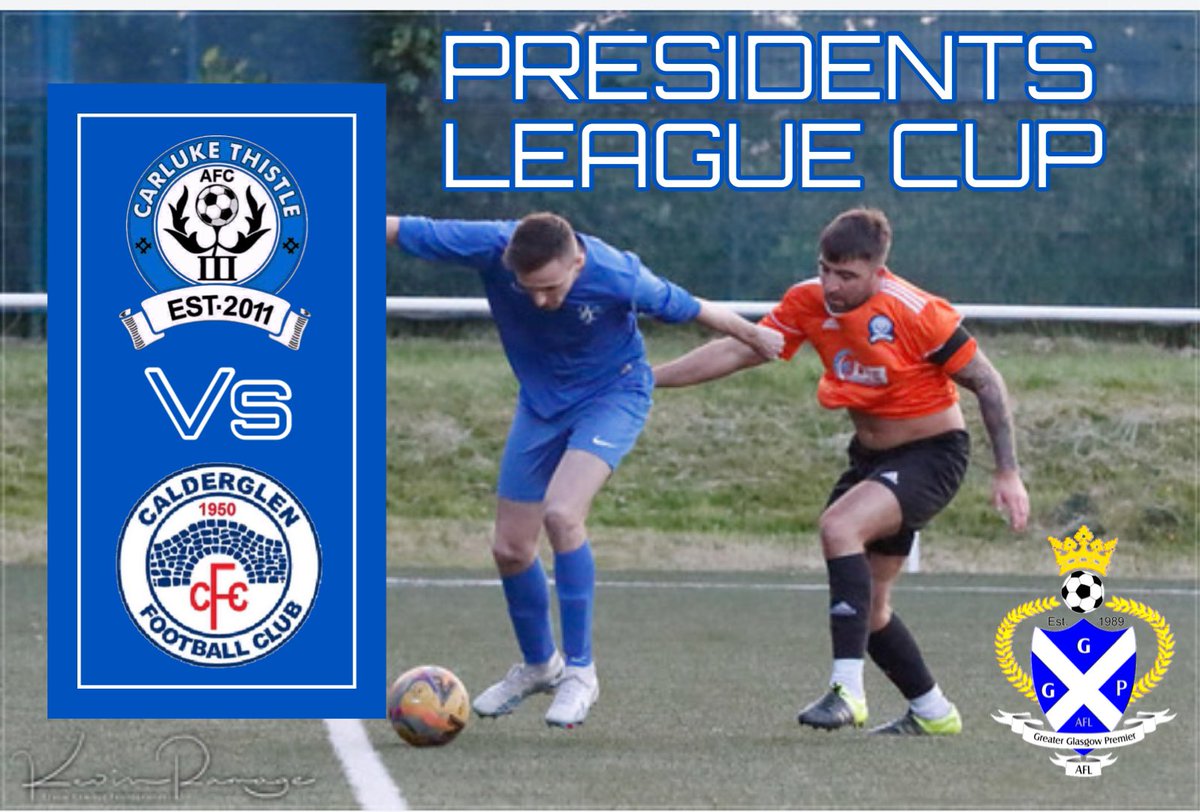 Carluke Thistle AFC (@carlukethistle1) on Twitter photo 🏆 <a href="/GGPAFL/">Greater Glasgow Premier AFL</a> Presidents League Cup
📆 Sat 19th Aug
⚽ v <a href="/Calderglen_AFC/">Calderglen AFC</a>
🏟 Carluke Leisure Centre
⏰ 14:00 K.O
#MTT 🔵🟠
<a href="/scottish_aff/">AmateurFixturesResultsSCO</a> <a href="/ScotAmFA/">Scottish Amateur FA</a> <a href="/scotfootfixs/">Scottish Football Fixtures</a> <a href="/AmmiesFitba/">Ammie’s Fitba</a> <a href="/ftsc0res/">fulltimesc0res</a> <a href="/FitbaLeagues/">The Fitba Leagues</a> 🏆 <a href="/GGPAFL/">Greater Glasgow Premier AFL</a> Presidents League Cup
📆 Sat 19th Aug
⚽ v <a href="/Calderglen_AFC/">Calderglen AFC</a>
🏟 Carluke Leisure Centre
⏰ 14:00 K.O
#MTT 🔵🟠
<a href="/scottish_aff/">AmateurFixturesResultsSCO</a> <a href="/ScotAmFA/">Scottish Amateur FA</a> <a href="/scotfootfixs/">Scottish Football Fixtures</a> <a href="/AmmiesFitba/">Ammie’s Fitba</a> <a href="/ftsc0res/">fulltimesc0res</a> <a href="/FitbaLeagues/">The Fitba Leagues</a>