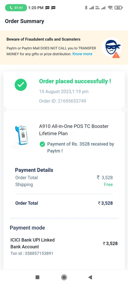 myinvestmint's tweet photo. @paytmbankcare My mobile is 989811779877 https://t.co/xT5IMTieBC