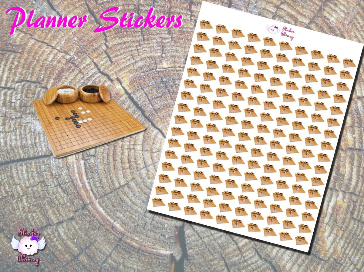 StickerWhimsy's tweet image. 🎲 Love playing Go? Transform your planner into a strategic masterpiece with these Go board game planner stickers from Etsy! 📅✨Get your game on and shop these awesome stickers today! 🖊️🧡 #GoBoardGame #PlannerStickers #EtsyFindshttps://etsy.me/3YF9jIE via @Etsy