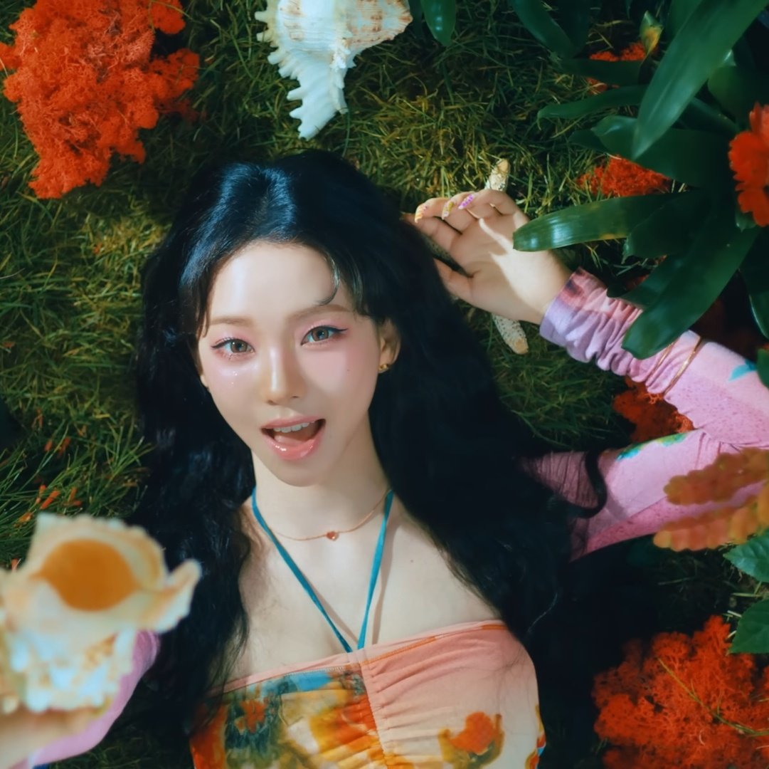 karina in the music video for #betterthings by aespa.