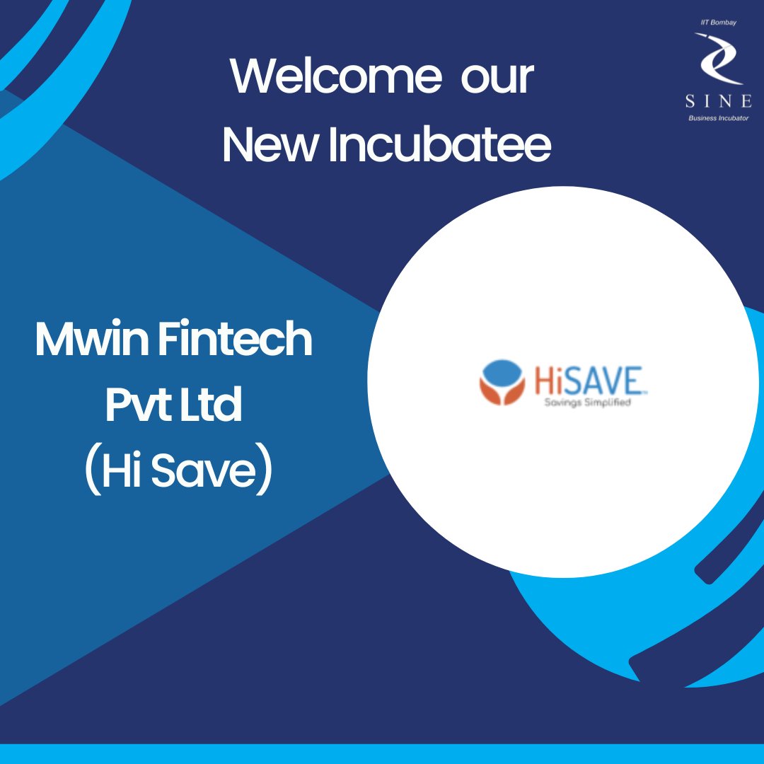 Welcome SINE's New Incubatee.

A B2B2C fintech platform (HiSAVE) that maximizes customer engagement through loyalty solution tools.

#SINEIncubatee #Fintech #FintechPlatform #startup #startupIndia #entrepreneurship #TBI #TechnologyBusinessIncubator #SINEStartups