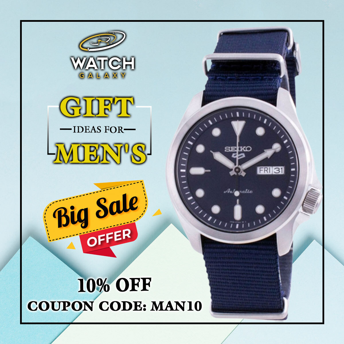 The Best Gift Idea For a Man🎁🎁

Get 10% off using coupon code MAN10

The Seiko 5 Sports Hardlex Crystal Automatic SRPE63K1 is a stylish and functional men's watch with a distinctive design. 

Buy now this Watch: bit.ly/47End1V

#watchaddiction #watchesoftheday #deals
