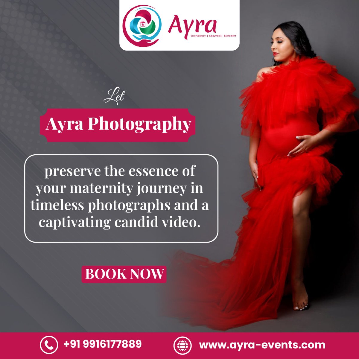 ayra_eee's tweet photo. Embark on a Timeless Journey with Ayra Photography: Capturing the Essence of Your Maternity
98867 53889 | https://t.co/iS1B6QeXTh

#ayraevents #besteventmanagementcompany  #EventPlanning #MagicalWedding #EventManagement #CorporateParties #EventPhotography #ProfessionalPhotography https://t.co/FjgWekVV9J