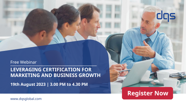 DQS_India's tweet photo. Mark Your Calendar: Don't miss this opportunity to revolutionize your business! Join our insightful free webinar on “Leveraging Certifications for Marketing and Business Growth” on 19th August 2023 | 3.00 PM-4.30 PM
Register now: https://t.co/iOvcPJpCAh
#SimplyleveragingQuality https://t.co/xtOIjPkTlF