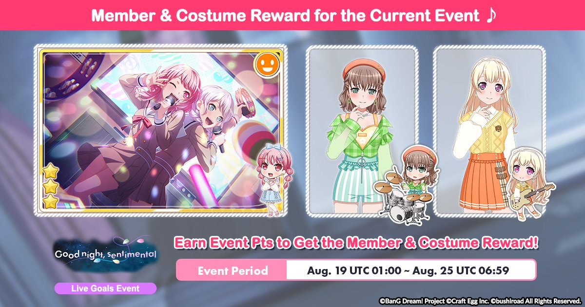 BanG Dream! Girls Band Party! on Instagram: Event Bonus Members & Type  Gacha has started! Characters that match both Event Bonus Members & Bonus  Type now have higher drop rates! Gacha Period