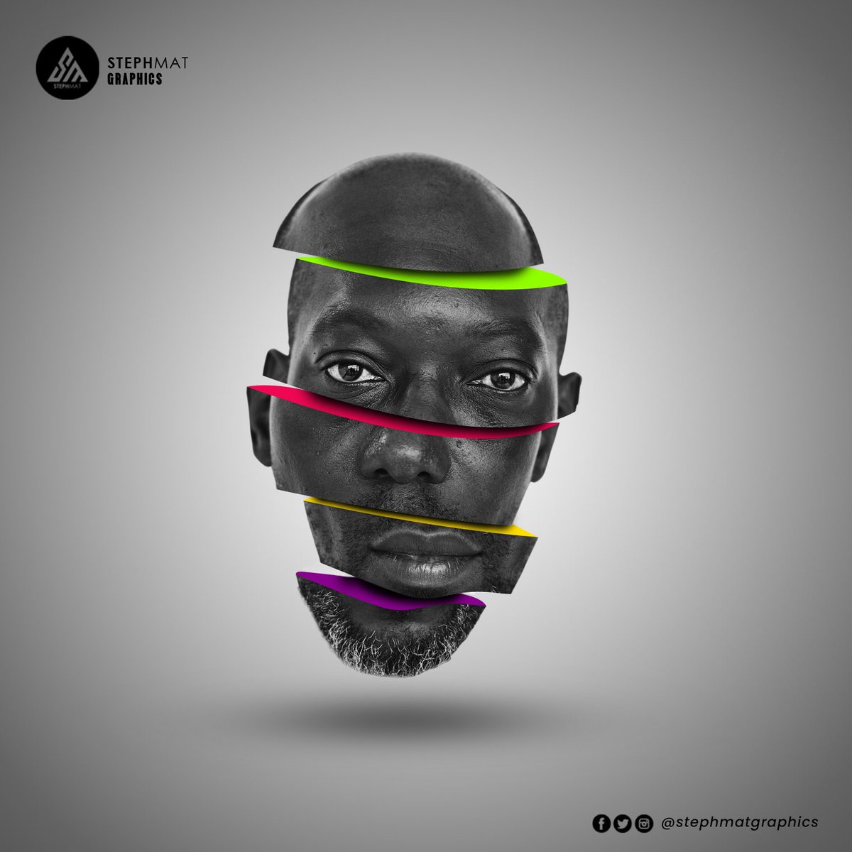 Stephmatgraphic's tweet image. Sliced head photoshop manipulation #sliced #photoshop   #adobe #adobephotoshop #photography #bold #tattoo #manupulation #freepicks #artist  #sketch  #art #drawing #people #men #menstyle #fashion #africa #africanfashion #nigeria #design #trybe #spice