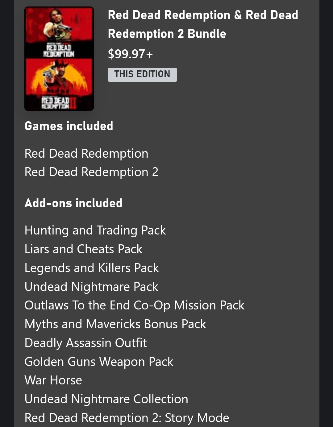Lista de trapaças para Red Dead Redemption 2