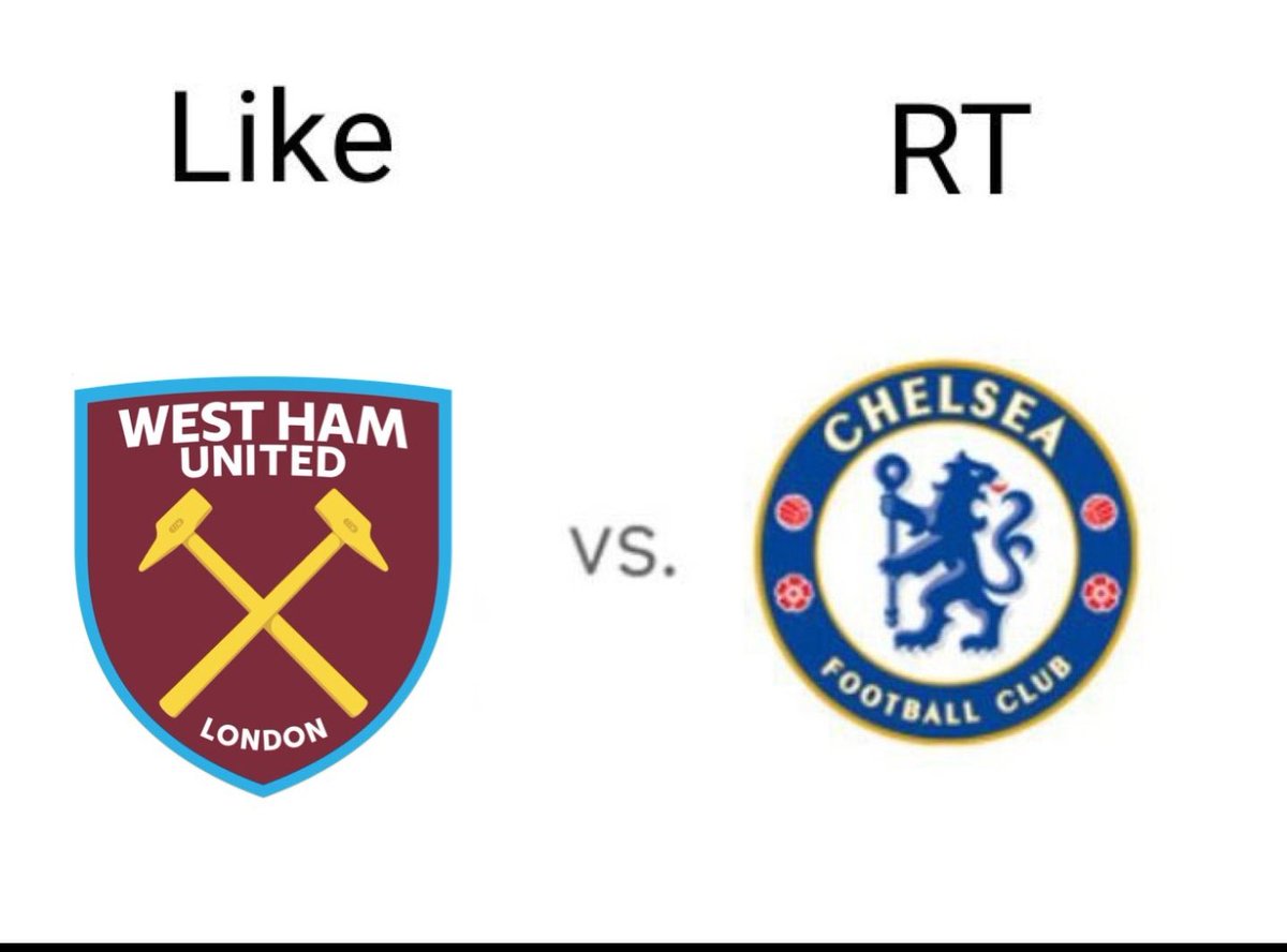 TheChelseaForum's tweet photo. WEST HAM                               CHELSEA https://t.co/BIn6DLLaFq