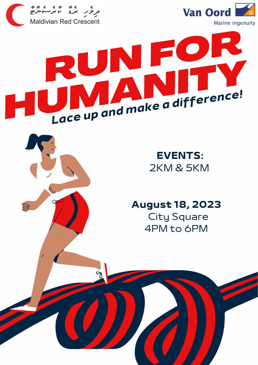 The moment we've all been waiting for is here! ⭐️

🗓️ Join us today at the City Square from 4-6 PM to Run for Humanity. Lace up your sneakers and let’s make a difference togethe🫱🏽‍🫲🏾

See you there! 🙌🏼🏃🏽‍♀️🏃🏾

 #RunForHumanity #MRC14 #MRCDay2023 #fromtheheart
