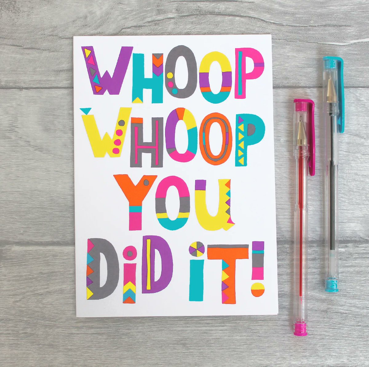 Perfect for saying well done on exam success! These bright and colourful cards will make their day! buff.ly/3qzhARU #Earlybiz #onlinecraft #Alevels