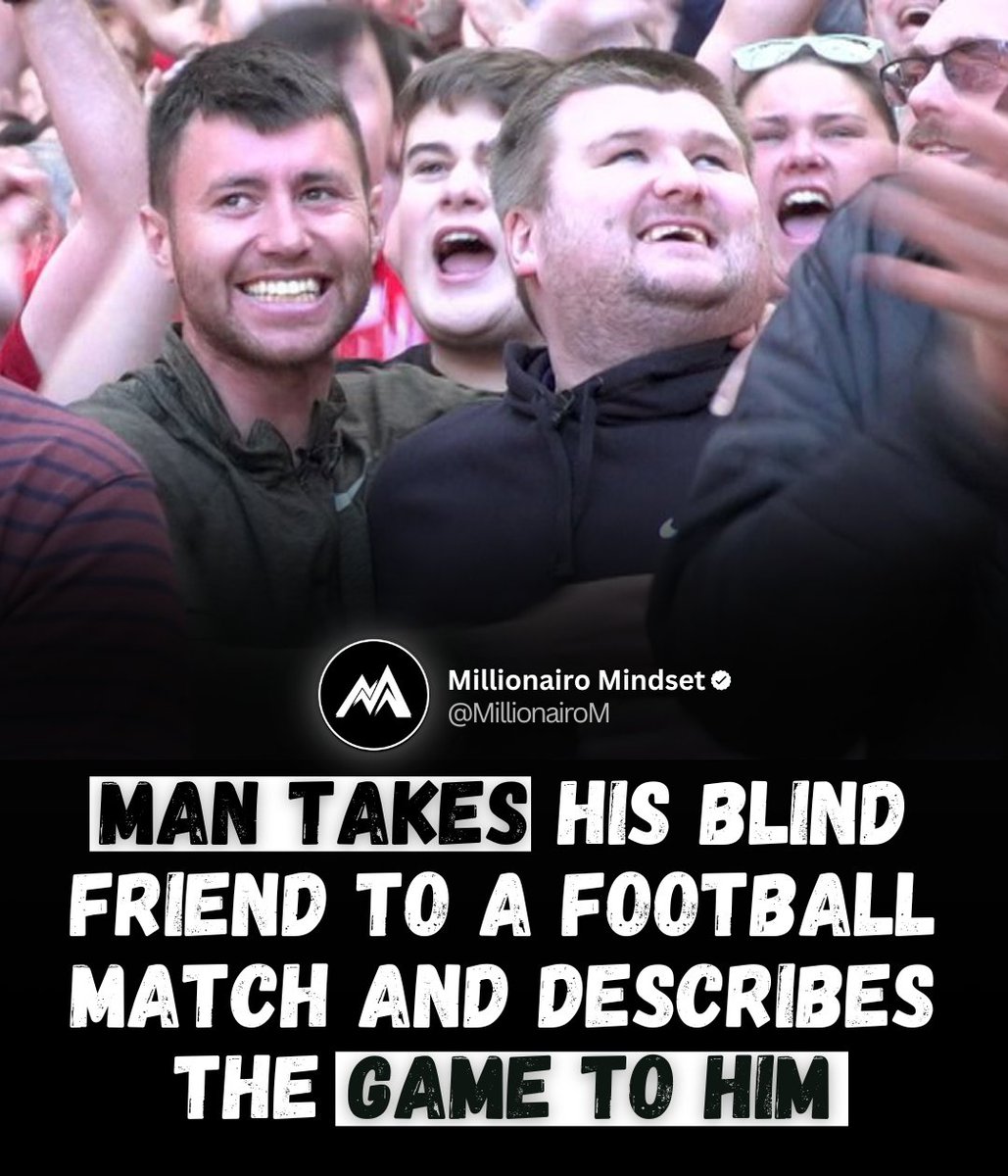 Join This Unforgettable Football Adventure as a Thoughtful Man Brings His Blind Buddy to the Game! 🤩⚽️ Witness the Power of Friendship and Heartfelt Moments! 🥰 
#InclusiveFootball #HeartwarmingEncounter #BlindFriendMatchday #MillionairoM

Watch Link: shorturl.at/vGRT8