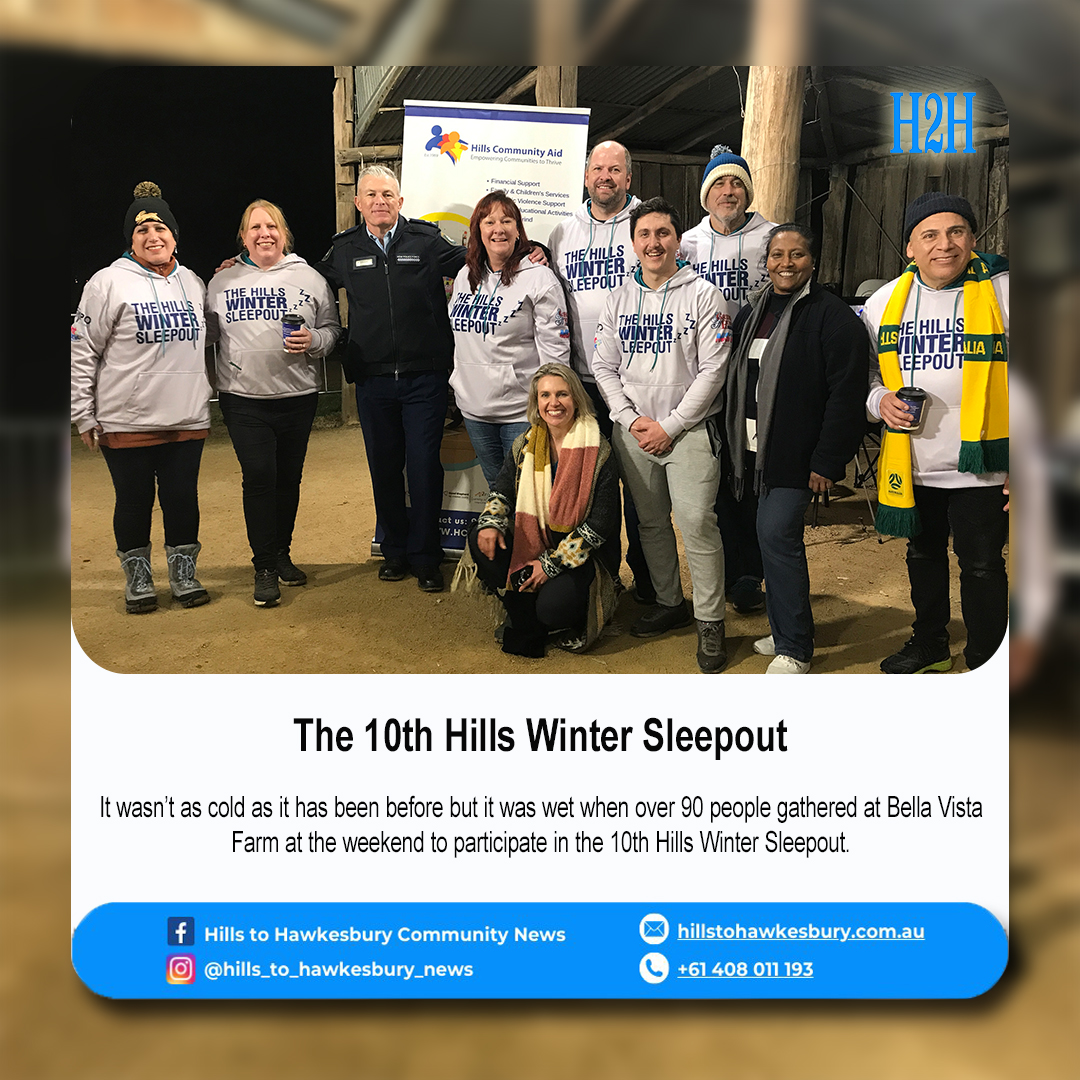 It wasn’t as cold as it has been before but it was wet when over 90 people gathered at Bella Vista Farm at the weekend to participate in the 10th Hills Winter Sleepout.

Read more at hillstohawkesbury.com.au/the-10th-hills…

#wintersleepout #bellavistafarm #bellavista #hillstohawkesburynews