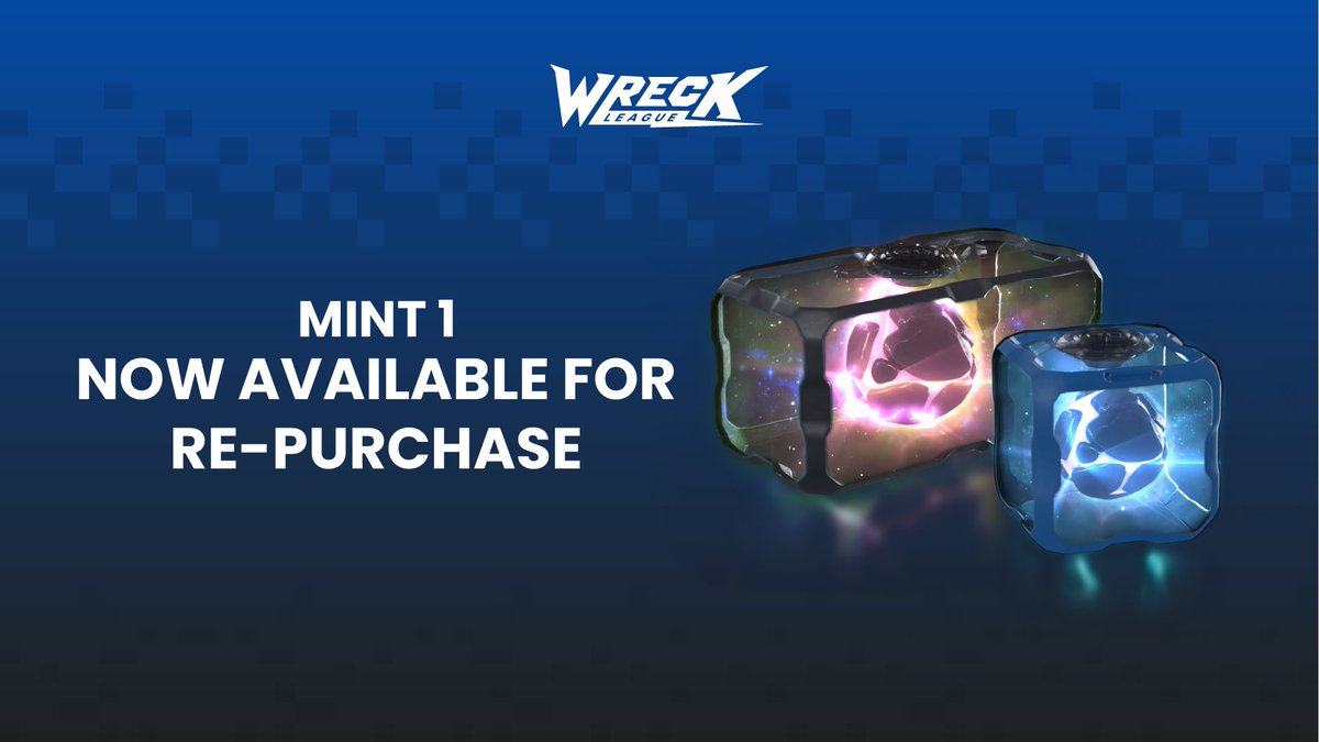 🥳If you've already purchased once, we're allowing you back in the queue to pick up some more!

🎁Note that if you have a Koda rarity boost, it will still be active.

🔥Mint will be open until August 18 at 9AM PT - unsold boxes will be burned.

➡️mint.wreckleague.xyz