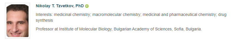 With great honor, I would like to welcome dear Prof. Nikolay T. Tzvetkov to join Exploration of Digital Health Technologies (EDHT)!  More information can be found at:explorationpub.com/Journals/edht/….