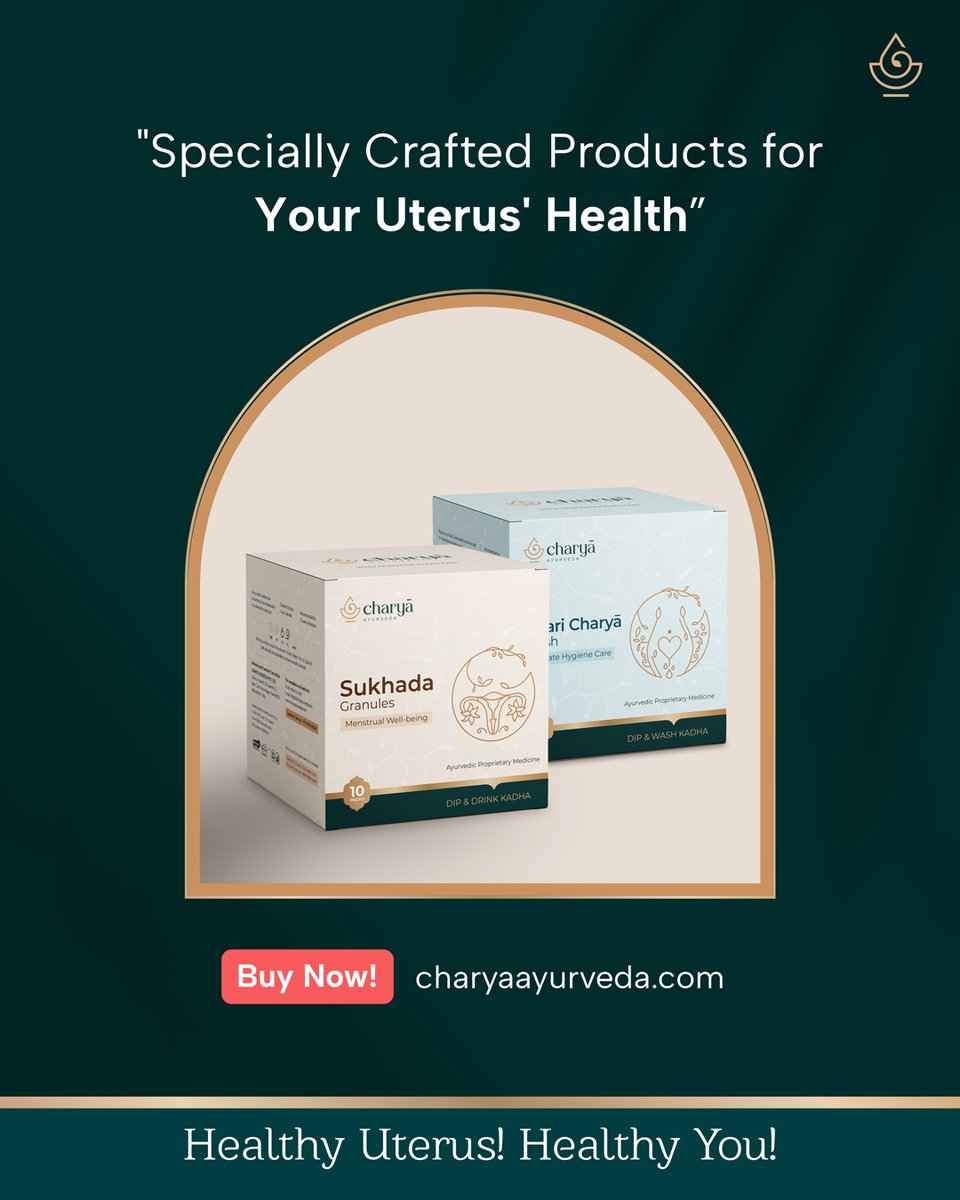 CharyaAyurveda's tweet photo. Did you know that a woman's overall well-being is closely connected to the health of her uterus? 
Considering the importance of uterus health, we have introduced our Women's Essential Combo!

Buy Now - https://t.co/oZqX44khuc

#charyaayurveda https://t.co/twCZeKte1a