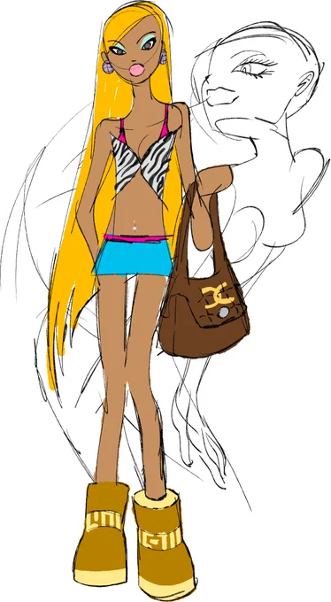 summer fashionista gal 