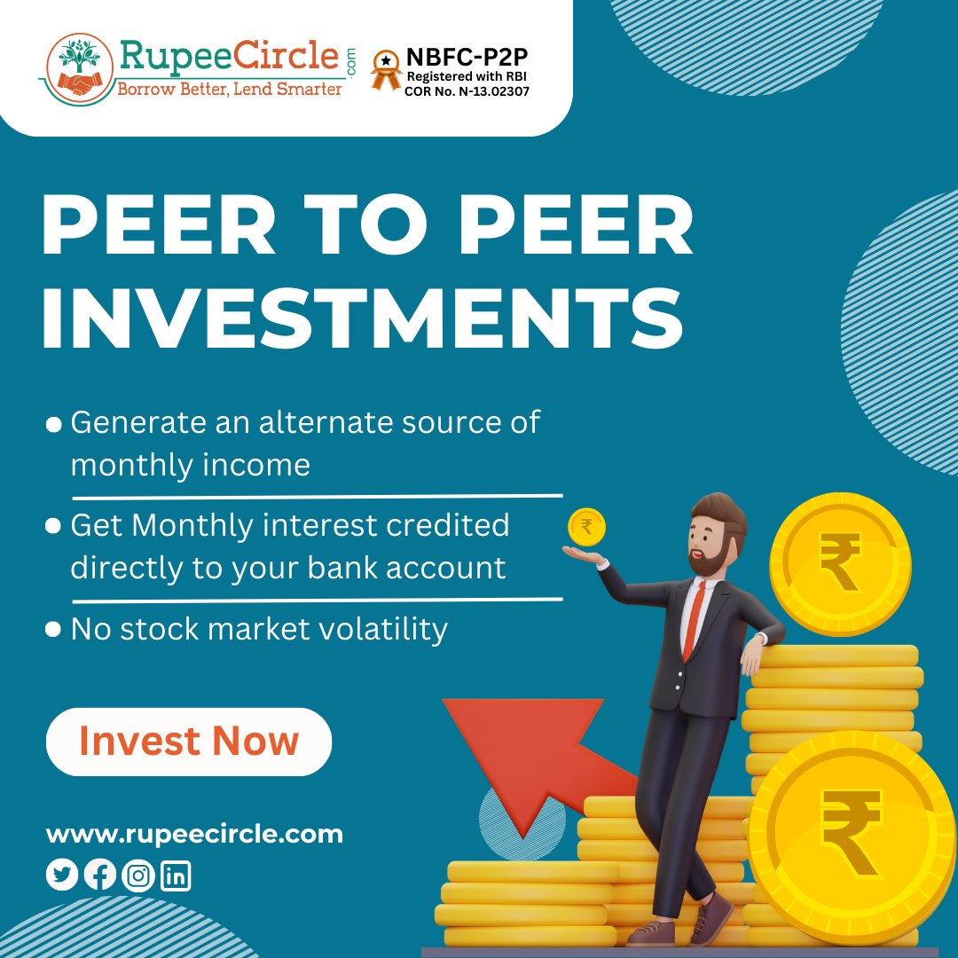 Your Path to Financial Freedom Starts Here! Choose Rupee Circle, India's Trusted P2P Lending Platform, and Take Control of Your Financial Future. #RupeeCircle #P2PLending #FinancialFreedom