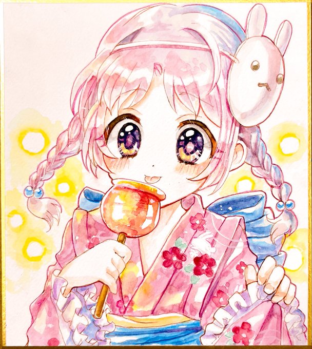 「candy apple print kimono」 illustration images(Latest)