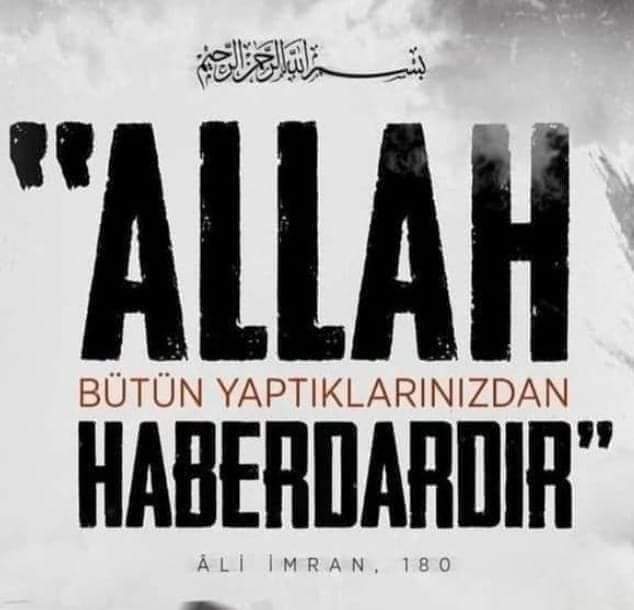 @aysedogan1955 @NeslihanNazik1 @zmr2184 @AkcihannAk @ceydasurer7 @Satu1Demir @LeylaErbay5 @Lavanta_12 @meryemc51277192 @adalettufan34 @omersaidbey25 @kokulu_Nergis @hulkhalkk @akilknurRTE3 @Elifasilllkurt @Filiz00965055 @eynslorn @KullarliKullar @NurayColak1511 @muratceylan006 @emineip52294769 @ekremtrks @Ar__en__ @Mustafa78100254 @Dervis15101962 @__ASK_i_DeRuN_1 @m_cicekdagi32 @uziTURGttinta @Nar_Cicegi_07 @TRKYEkuu2 @the_hazan @HaticeSultan27 @mb0244 @intifaki @Mustafa38317654 @nejlacey71 @gnl572 @SonuncuMURATT @Vuralismet1453 @umutmurare @mustafabozduman @ysfzylkoglu @AhmetUZ04093226 @dadaszcn2 @em_ir3734 @DervisBi52888 Çok Tşk Ederim Ayşe Ablam Ellerinize sağlık Elleriniz dert görmesin inşallah.
Cümleten Hayırlı bereketli cumalar diliyorum