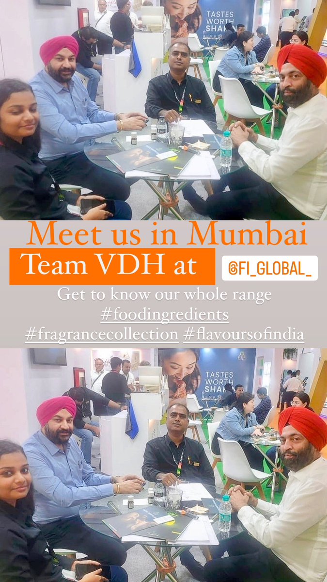 VdhGroup's tweet photo. @Fi_Global #foodingredients #foodindustry #flavourindustry #fragrance #figlobal #Mumbai #teamvdh #indianflavours https://t.co/8lryPNsnpI