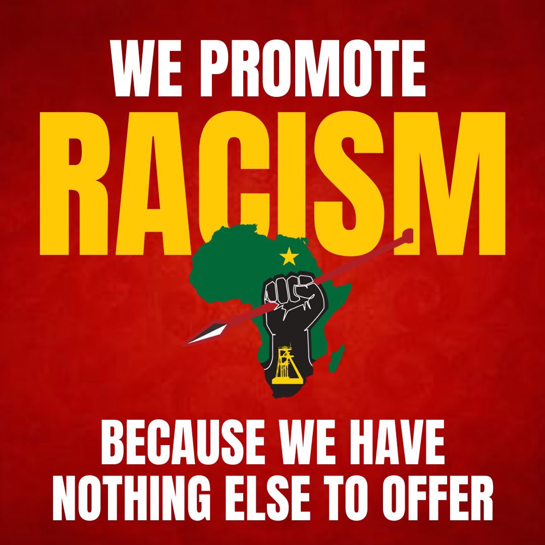 K9Benji's tweet photo. @Julius_Sello_ WTF..You are the biggest racist. Talk or educate your EFF members about racism https://t.co/LSpCv7BgDM