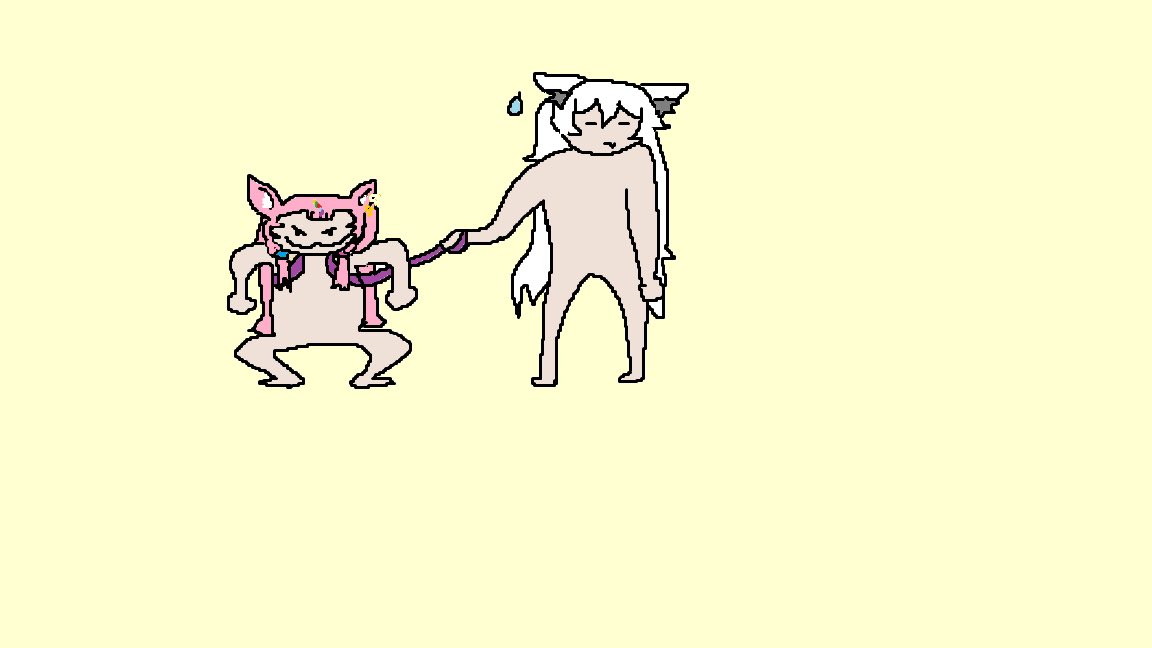 NovuVT's tweet photo. I drew a picture of Rusty and I! Whatcha think?! Heheheh 🥰 @arestys101 

#vtuber #vtuberuprising #art #gremlin https://t.co/5PuRYGqSz6