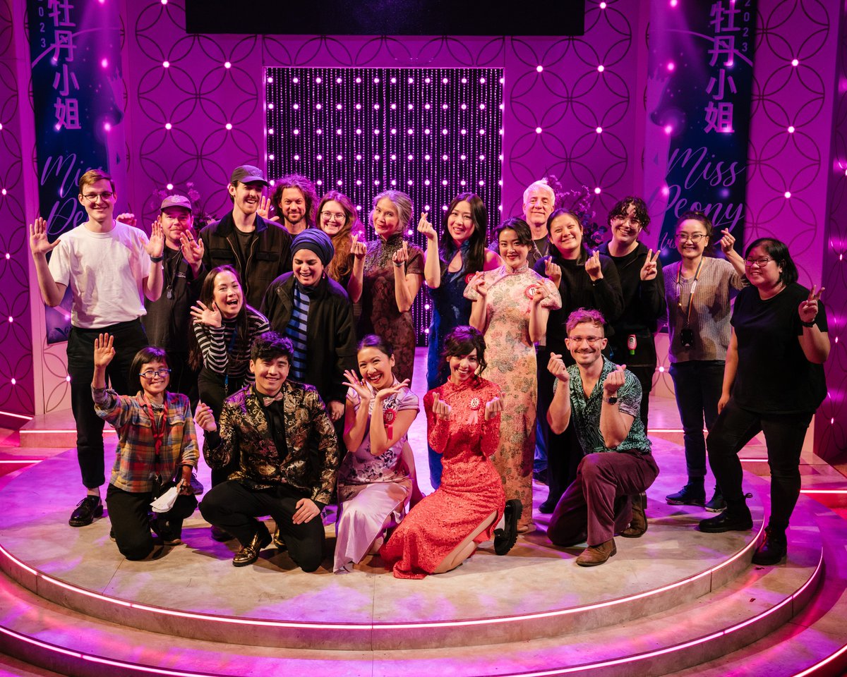 BelvoirSt's tweet photo. It's the closing night of MISS PEONY's marvellous Melbourne season! A huge thank you to the @artscentremelb team for embracing this show with open arms, and to everyone who came along and supported the show in Naarm.

Next stop: @canberratheatre! 🎉✨ https://t.co/rolZnZONU0