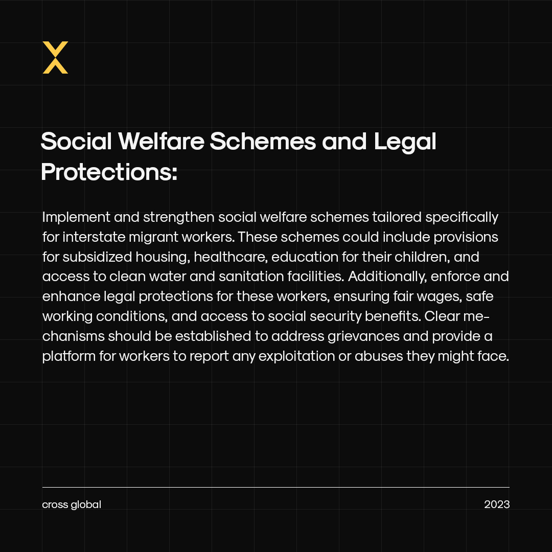 CrossglobalInd's tweet photo. 3 ways to support interstate migrant workers in India

1. Establishing a unified database on interstate migrant workers in India.
2. Social Welfare Schemes and Legal Protections.
3. Skill Development.

#migrants #crossglobal #India https://t.co/83Z2J0xJvY