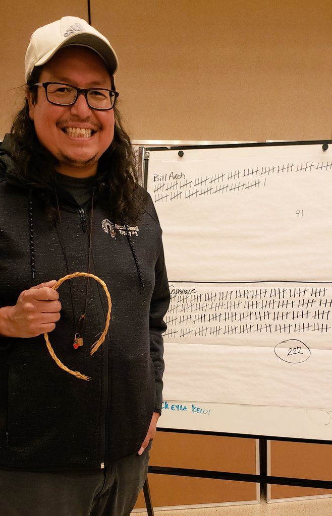 Day 2343 Sober:

Miigwech Onigaming. I've been re-elected Chief.

I'm dedicating this to those who've lost someone they love &amp; grieving. I know what it feels like. Pls remember we are still here. Life is still possible. You are loved. I pray you find peace. Tonight is for you. ❤