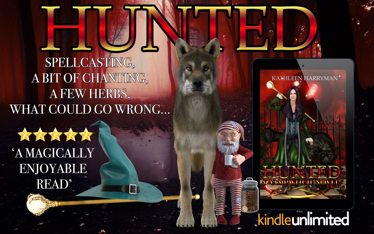 “Who the hell are you?” I gawk at the gnome. His red-pointy hat twitches and his beady dark eyes stare unblinking. 🔗 mybook.to/HUNTED-BK1 #KindleUnlimited #Paperback #kindle #YA #Fanatasy #urbanfantasy #ParanormalRomance #IARTG #Romance #IAN1 #kindlebooks #Bookworm #KU