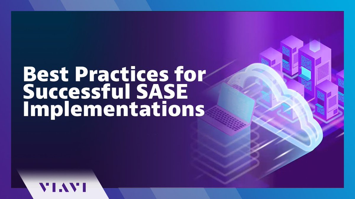 VIDEO | This educational session discusses the complexity of #SASE and the impacts that can affect success. Learn the seven tests that should be performed with a focus on ensuring bandwidth and user experience: ow.ly/VXAS50PtGwo