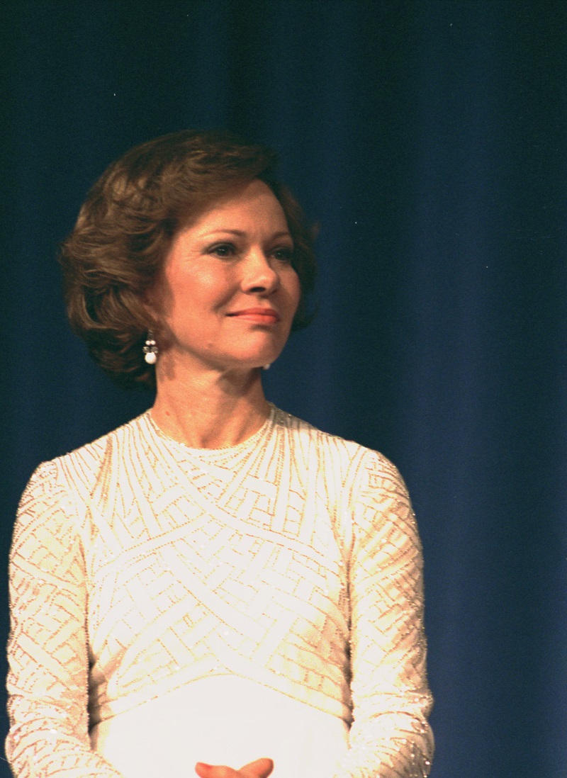 CarterLibrary's tweet photo. Happy birthday to First Lady Rosalynn Carter.  She's a best friend &amp; wife, a mom, a grandmother &amp; great-grandmother, an author, a philanthropist, &amp; so much more. For all her accomplishments, check here: https://t.co/l8Qs1pqrFv. Image NAID 177696 10/17/79, Atlanta, GA #FamilyFirst https://t.co/zNS8DlIp1i