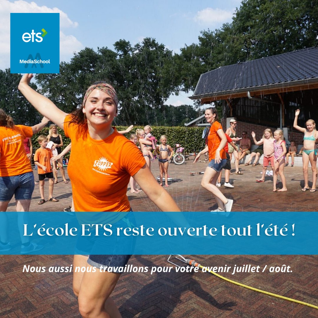 🌞☀️ L'école ETS reste ouverte pendant les vacances d'été de 9h00 à 18h00 – 63 rue Ampère PARIS 17 !

Alors, si tu n'as toujours pas trouvé ton école pour la rentrée, il n'est pas trop tard !

Ne manque pas cette opportunité ! 🎓📞

#VacancesDété #Rentrée2023 #Formation #ÉcoleETS