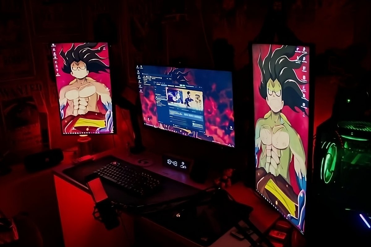 AFAB_Informatiq's tweet photo. Partie 2 du setup d'Hugo, un abonné.
Après le détail de la config de son PC, aujourd'hui je vous partage son setup bien décoré façon One Piece:
#setup #onepiece #setupabonnés #Logitech #logitechgaming #G915 #RGB #Z203 #Samsung #MSI #MSIGAMING #MSIMAG #165Hz #itek #HyperX https://t.co/gXzRPn9tgg