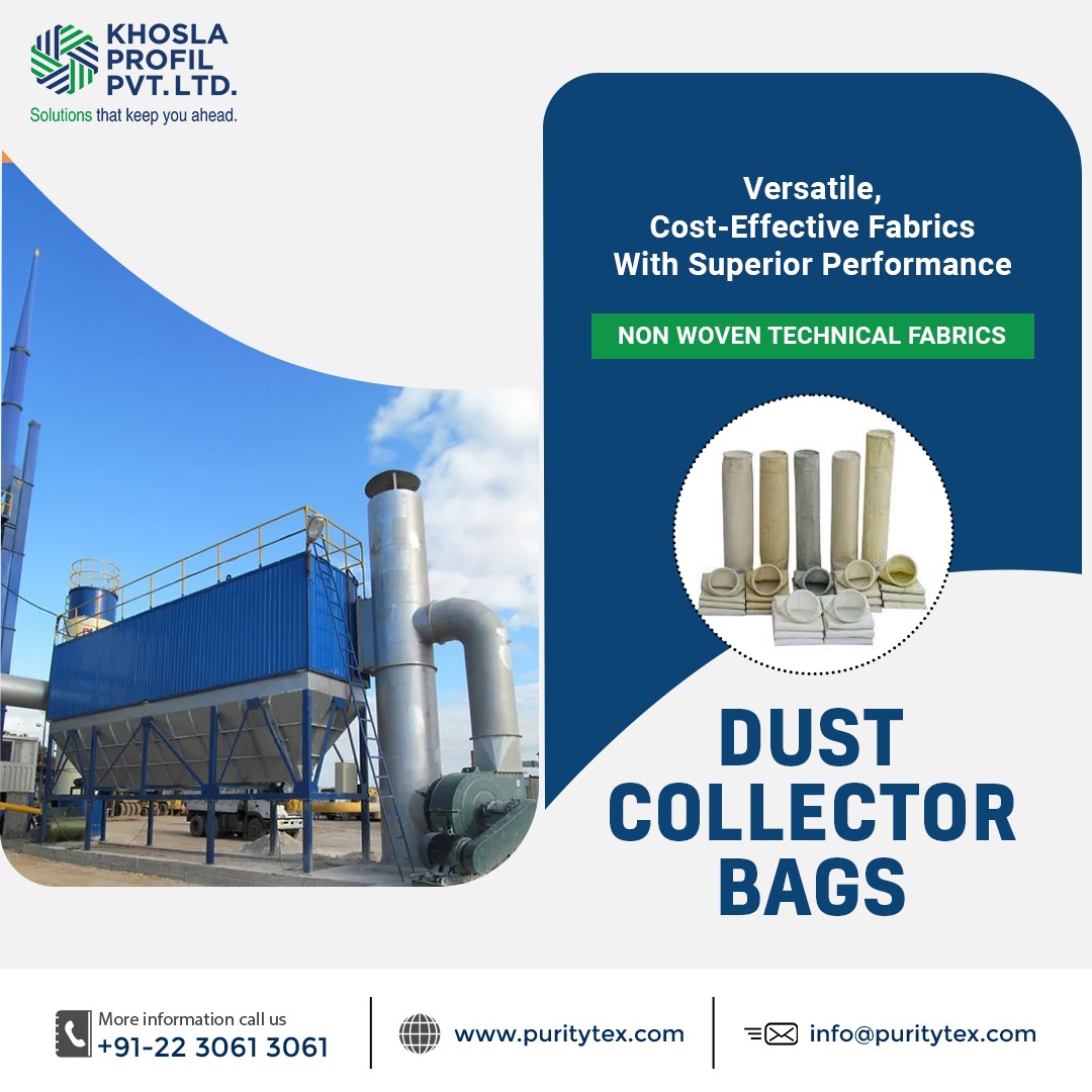 khoslaprofil's tweet image. Elevate performance and cost-effectiveness with Non-Woven Technical Fabrics! 

Discover the ultimate solution for dust collection with our cutting-edge Dust Collector Bags. Unleash the power of innovation today#dustcollectorbag #nonwovenfilterfabric #filtration #filtrationprocess