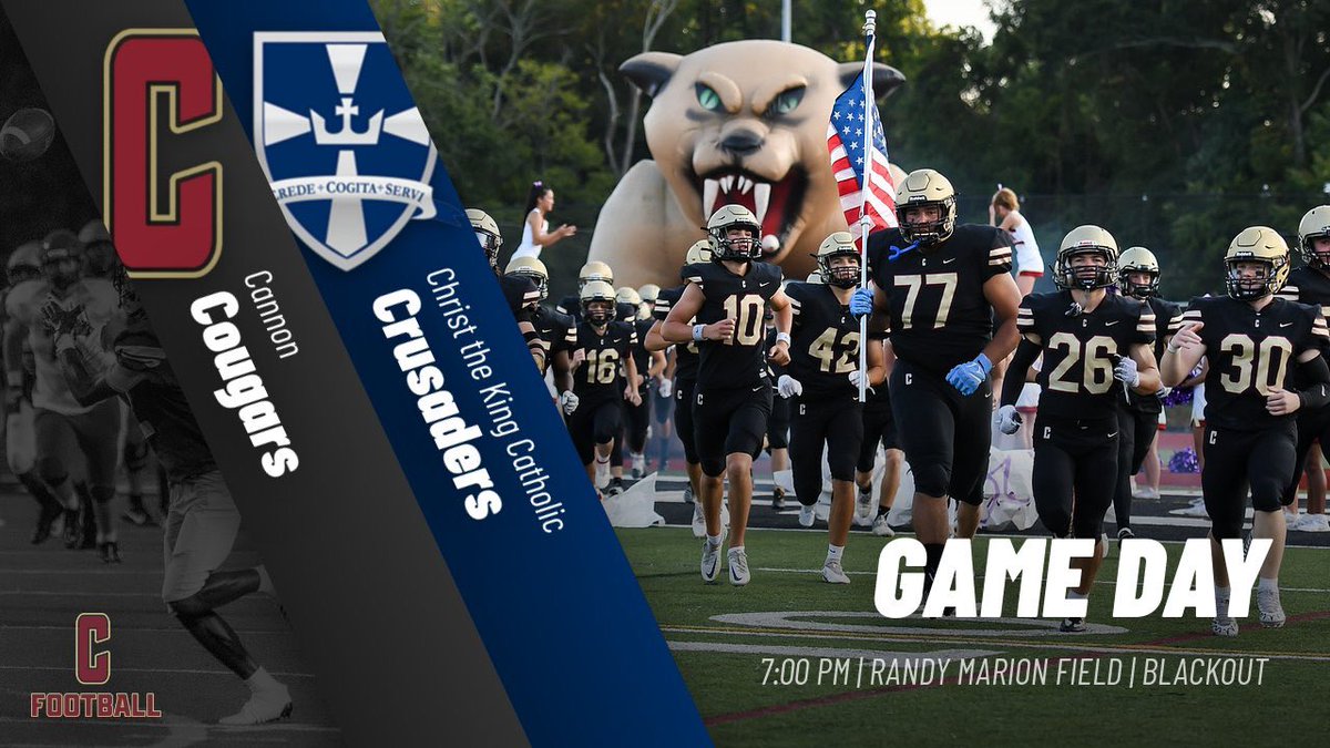 🚨GAME DAY 📍Randy Marion Field 🕛7:00 PM #GoCougars