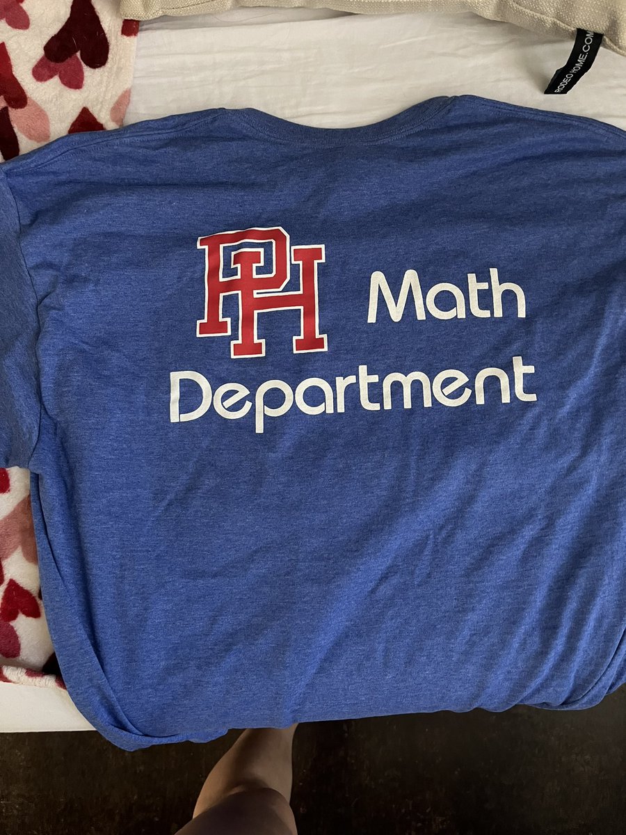 Last day of work week calls for a team photo! I have the best department. Thanks you <a href="/neilhock/">Neil Hockaday</a> for always bringing my shirt visions to life. <a href="/PatriotsPhhs/">Patrick Henry HS</a> <a href="/HanoverSchools/">Hanover County Public Schools</a>