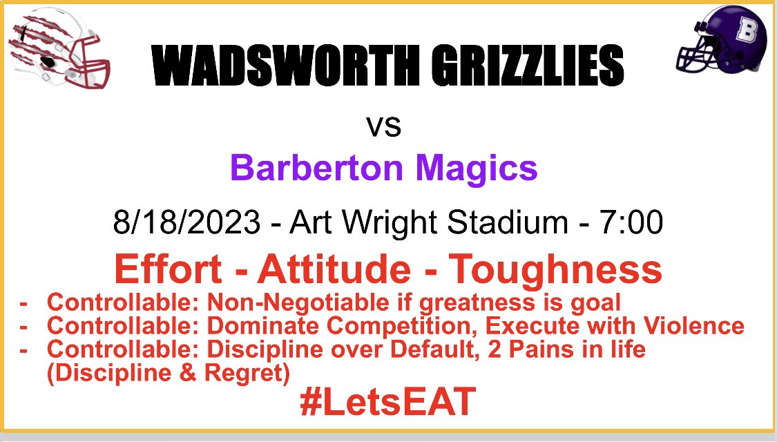 WAKE UP!!!!! 
It’s GAMEDAY 
🏈 🐻 ⏰ 
#EffortAttitudeToughness