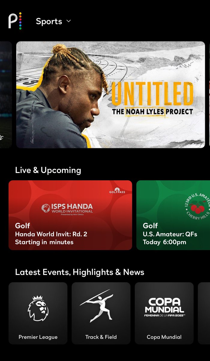 We are live on <a href="/peacock/">Peacock</a> ladies and gentlemen!!!