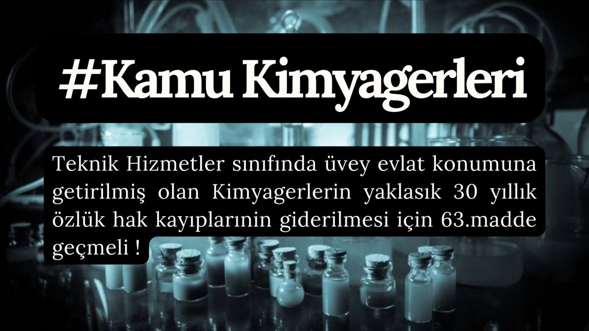 FundaAt59903932's tweet photo. @guraymete @tcbestepe @RTErdogan @csgbakanligi @isikhanvedat @farukozcelikgsb @MemurSenKonf @_aliyalcin_ #KamuKimyagerleri umutluyuz Hakkımızı istiyoruz. 6269 Sayılı kanun
63. Madde için mücadeleye devam https://t.co/avTHdLG3iU