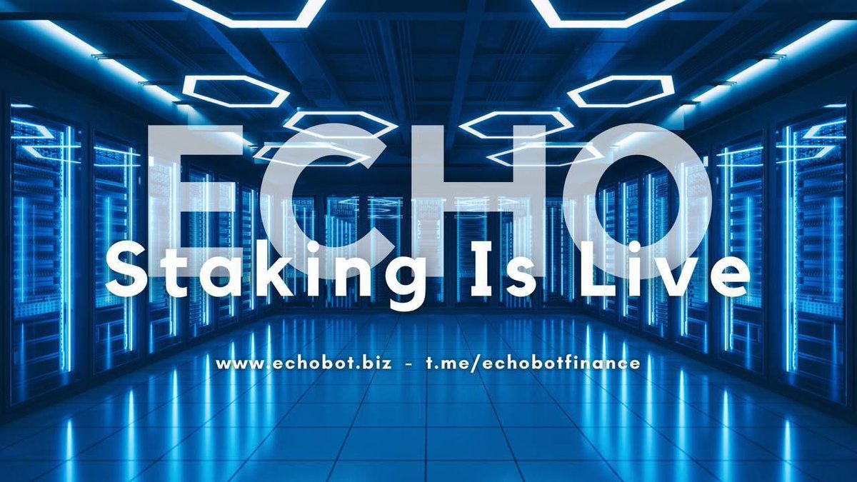 CryptoThannos's tweet photo. Stake your $ECHO for a slice of the revenue pie!

Just like the skyrocketing journey of $UNIBOT post-staking launch, Users achieved impressive gains year-to-date, defying market downturns. It's now $ECHO's turn!

12.24% already staked

Supply shock is inevitable🚀
@echobotfinance https://t.co/pIxIGug4IQ