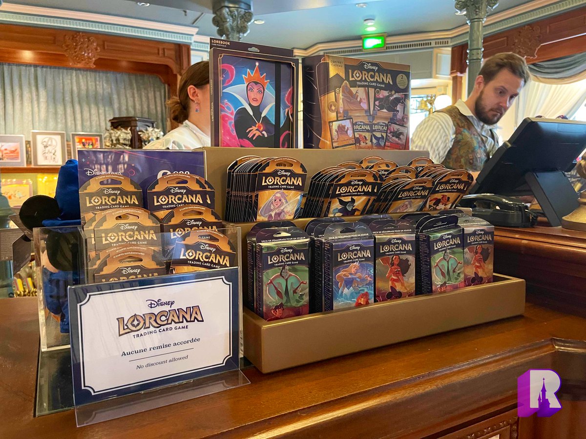 The Disney Lorcana trading cards now in stock at The Storybook Store. As  a reminder, similar to books, there are no discounts.