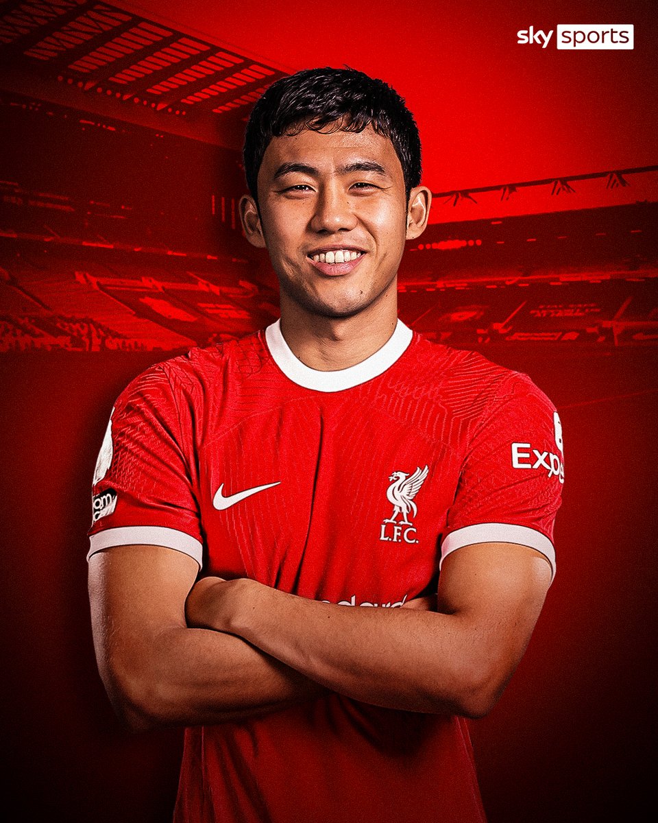 SkySportsPL's tweet photo. BREAKING: Liverpool confirm signing of Japan midfielder Wataru Endo from Stuttgart on a four-year deal ✅✍️ https://t.co/3DxGAtjXtD