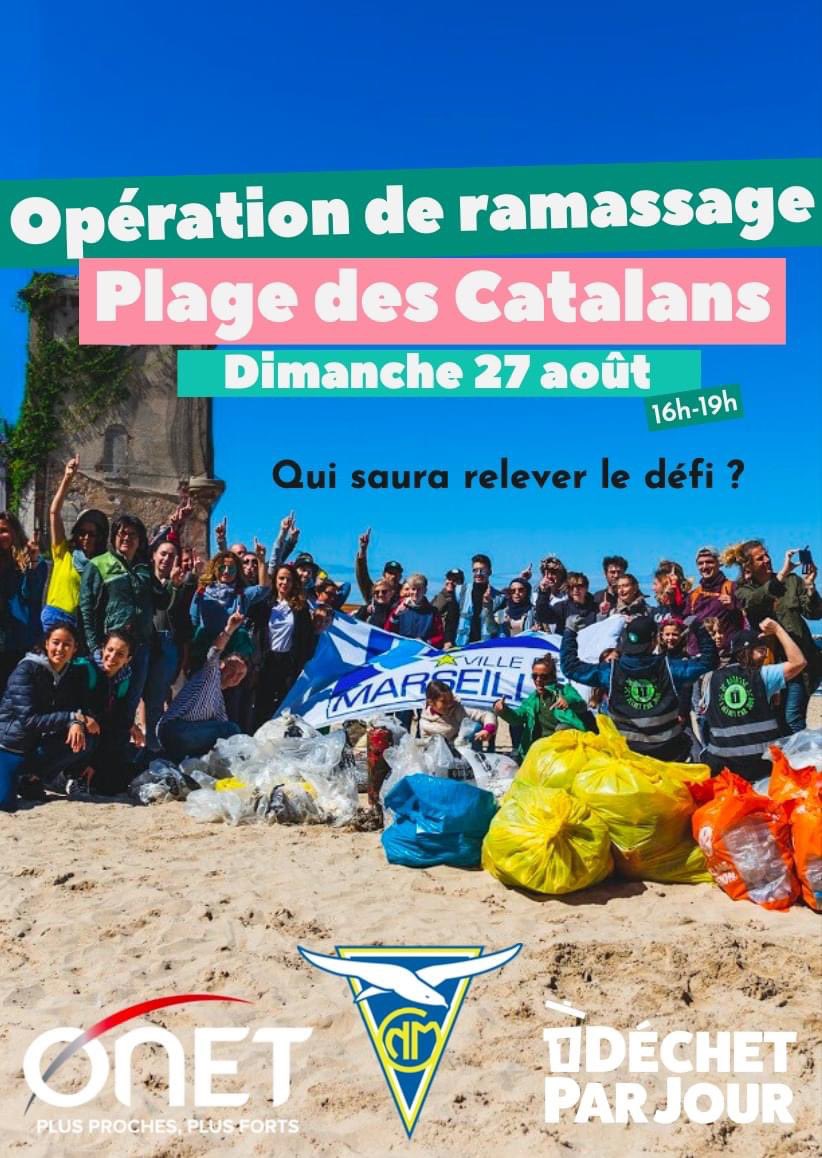 🌿 NETTOYAGE DE LA BAIE DES CATALANS : DIMANCHE 27 AOÛT 🌿 En collaboration avec notre partenaire Onet et @1PieceOfRubbish, nous organisons le #nettoyage de la baie des #Catalans ! La #collecte des #déchets aura lieu de 16h à 19h sur la #plage des Catalans. 🌍