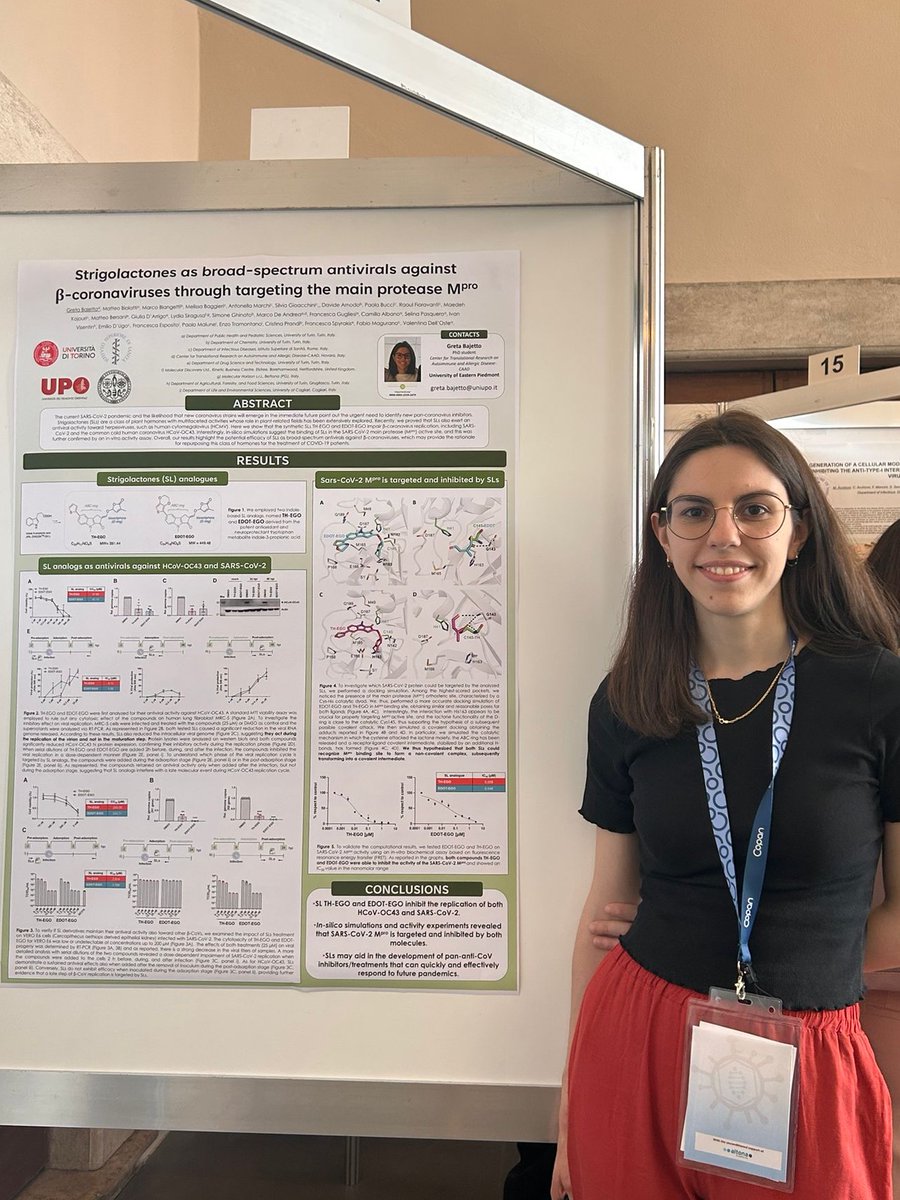 Our talented Ph.D. students at the National Congress of the Italian Society of Virology #SIV2023 #ISV