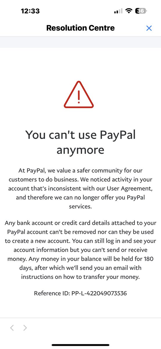 PayPal strike again.  Will put details how to enter in a minute when sorted