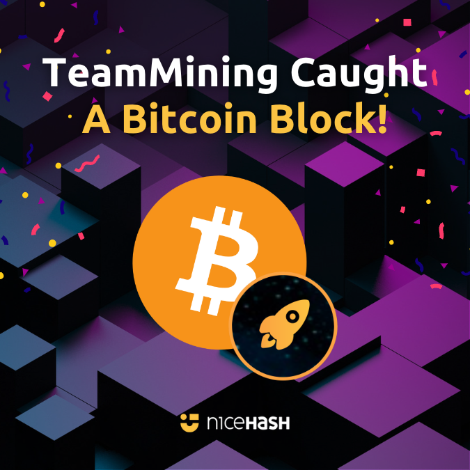 NiceHashMining's tweet photo. Another $BTC block found with our #TeamMining! Let the satoshis flow! π
Try it now:
https://t.co/IiVrha6aWz https://t.co/TjeIOGlxhO