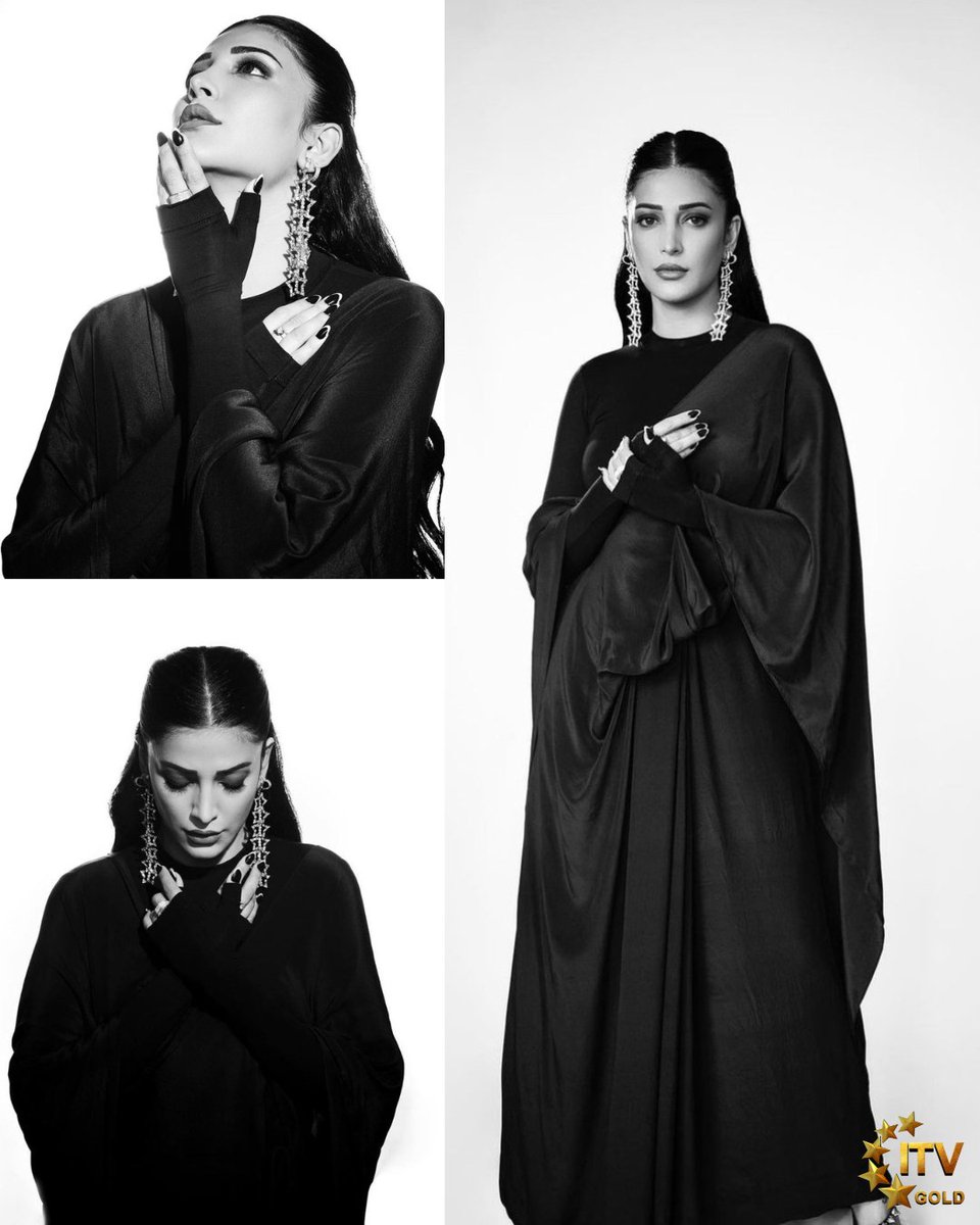 ITVGold's tweet image. #ShrutiHaasan mesmerizes in an all-black ensemble! 🖤✨

#BlackBeauty #StunningStyle #MustFollow #CelebLife #Bollywood #Entertainment #viralposts #follow #ITVGold #NewsIndiaTimes #DesiTalk #ParikhWorldWideMedia