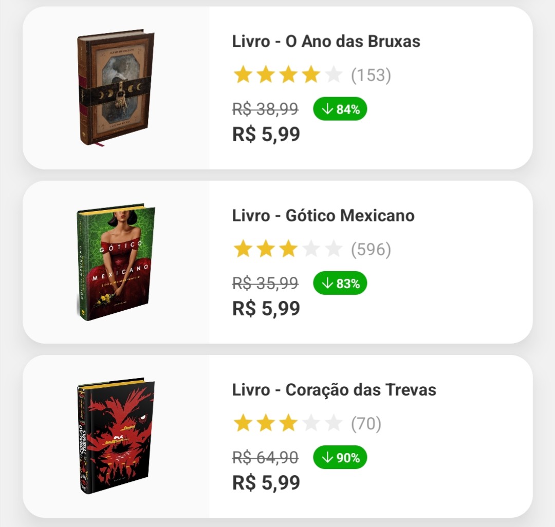 BestPromosBr's tweet photo. 🚨🚨 GENTE!!

Já tem vários livros no site do submarino por R$5,99, inclusive VÁRIOS livros da darkside. Vão dar uma olhada e ver o frete para vocês! Corre!! https://t.co/LXCoaV1UuK